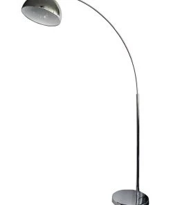 Oriel Lighting DomeArc Retro Floor Lamp Chrome