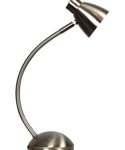 Oriel Lighting Nex LED Touch Desk Lamp Brushed Chrome