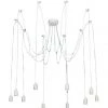 Oriel Lighting Philly Ten Light Suspension Pendant Light White