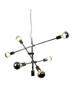 Oriel Lighting Chelsea 6 Light Pendant Light Chrome