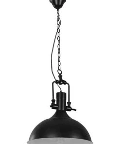 Oriel Lighting Cottage One Light Single Pendant Light Black