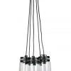 Oriel Lighting Agar 5Lt Clear Glass Vintage Jar Pendant Light