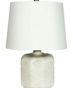 Oriel Lighting Bikki Complete Table Lamp Antique White