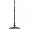 Oriel Lighting Maison 27 Halophane Glass Pendant Light Blue