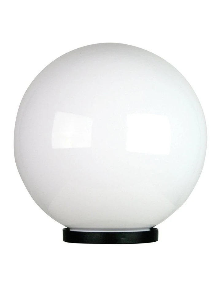 Oriel Lighting Galactic Outdoor Opal Acrylic Post Top 35cm 1 Oriel Lighting Galactic Outdoor Opal Acrylic Post Top 35cm