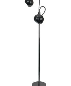 Oriel Lighting Bobo Twin Floor Lamp Gunmetal