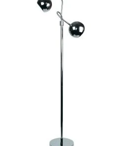 Oriel Lighting Bobo Twin Floor Lamp Chrome