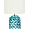 Oriel Lighting Casbah Moorish Table Lamp Blue