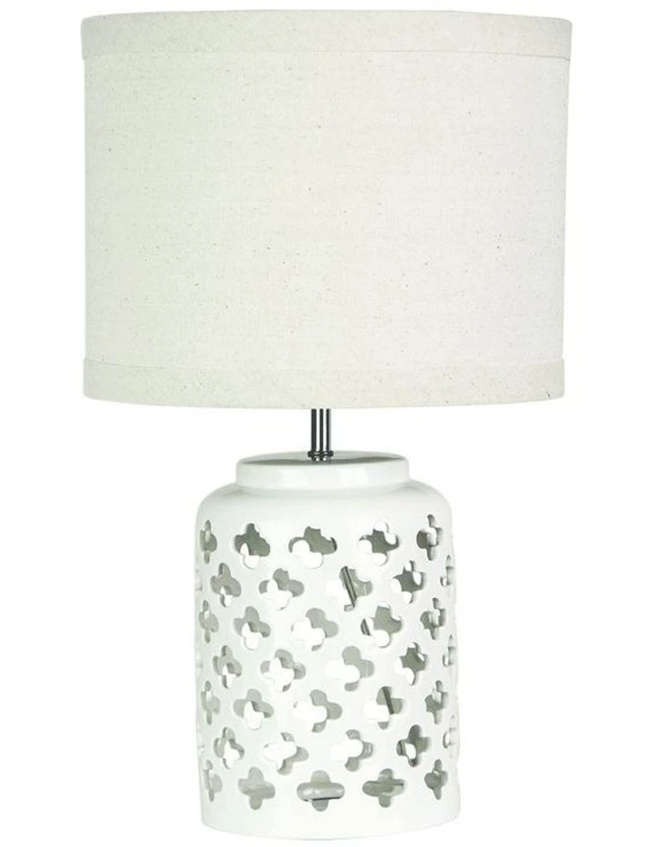 Oriel Lighting Casbah Moorish Table Lamp White 1 Oriel Lighting Casbah Moorish Table Lamp White