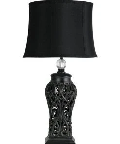 Oriel Lighting Dorne Classic table lamp Antique Black