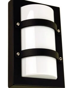 Oriel Lighting Trio Mini Exterior Bulkhead Light Black
