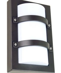 Oriel Lighting Trio Mini Exterior Bulkhead Light Graphite