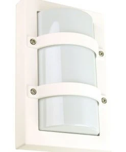 Oriel Lighting Trio Mini Exterior Bulkhead Light White