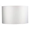 Oriel Lighting 40cm Off-White Open-Weave Fabric Drum Shade