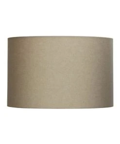 Oriel Lighting 40cm Lamp Drum Shade - Canvas Burlap