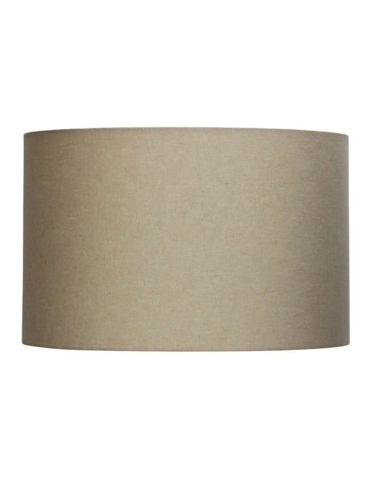 Oriel Lighting 40cm Lamp Drum Shade - Canvas Burlap 1 Oriel Lighting 40cm Lamp Drum Shade - Canvas Burlap