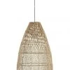 Oriel Lighting Oden Natural Rattan Shade E27 - 30cm