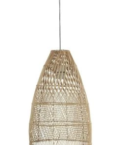 Oriel Lighting Oden Natural Rattan Shade E27 - 30cm