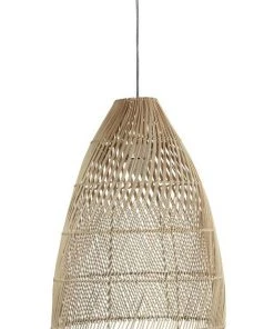 Oriel Lighting Oden Natural Rattan Shade E27 - 38cm