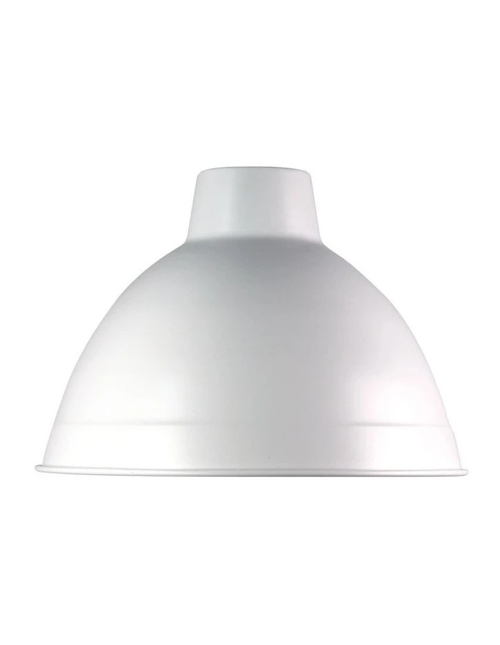 Oriel Lighting Yard Industrial Style Shade 35cm White 1 Oriel Lighting Yard Industrial Style Shade 35cm White