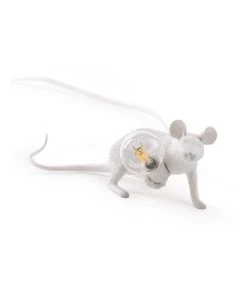Seletti Mouse Lamp Lying - White -The Shine Nook Sales Store 807656140 5 720x928