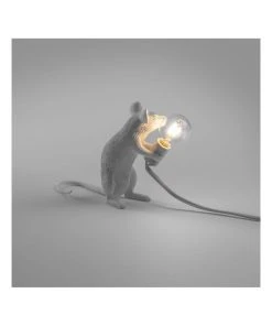 Seletti Mouse Lamp Sitting - White -The Shine Nook Sales Store 807656230 3 720x928
