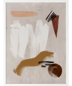 Urban Road Dig Site I Print White Frame