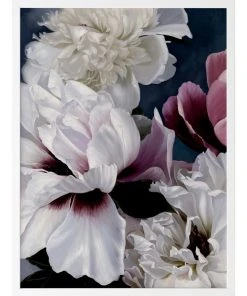 Urban Road Fiore Print White Frame