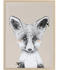 Urban Road Fox In Socks Oak Frame