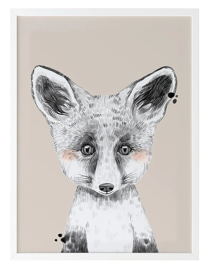 Urban Road Fox In Socks White Frame 1 Urban Road Fox In Socks White Frame