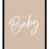 Urban Road Hey Baby Print Black Frame