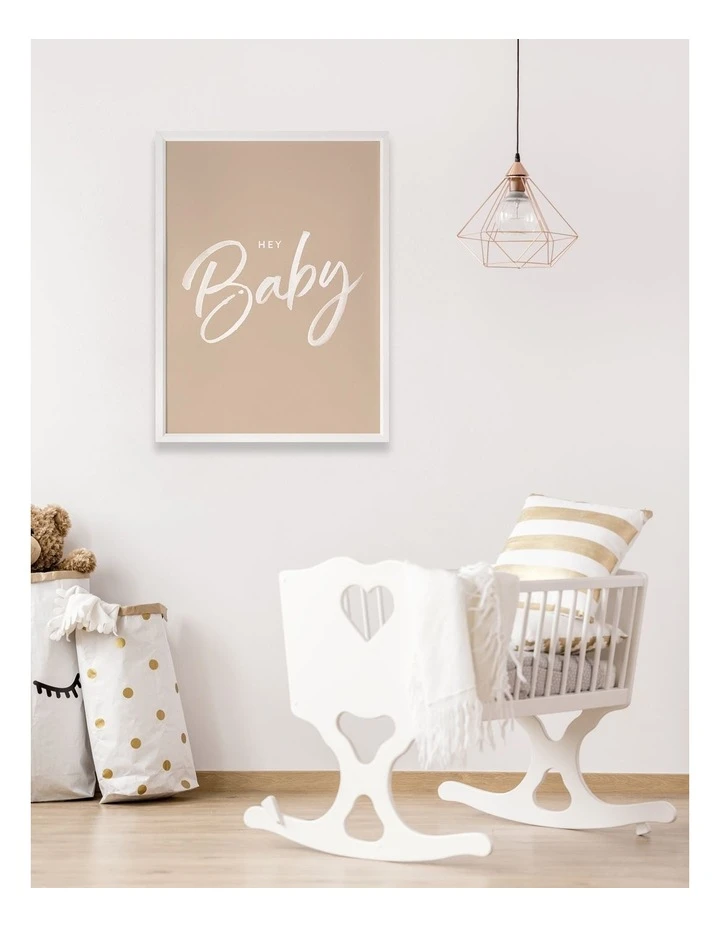 Urban Road Hey Baby Print Black Frame 2 Urban Road Hey Baby Print Black Frame - Image 2