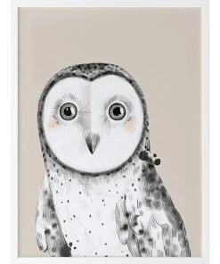 Urban Road Owl Always Love You White Frame