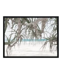 Urban Road Pandanus II Print Black Frame