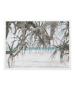 Urban Road Pandanus II Print White Frame