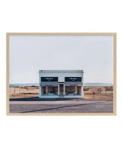 Urban Road Prada Print Oak Frame