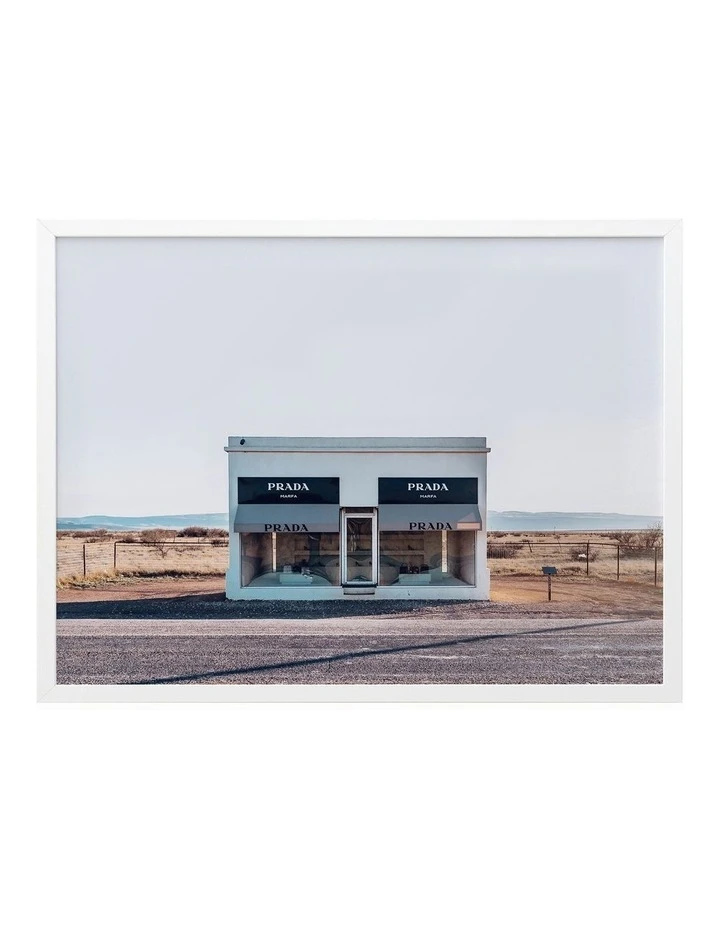 Urban Road Prada Print White Frame 1 Urban Road Prada Print White Frame