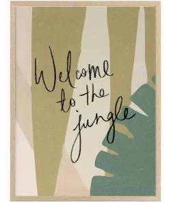 Urban Road Welcome To The Jungle Oak Frame