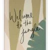 Urban Road Welcome To The Jungle White Frame