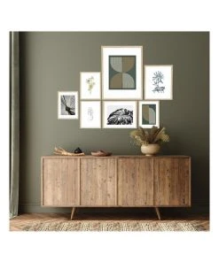 Cooper & Co Instant Gallery Wall 7 Piece Frame Set Oak 8 Cooper & Co Instant Gallery Wall 7 Piece Frame Set Oak -The Shine Nook Sales Store 811975330 3 1 720x928