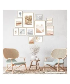 Cooper & Co Instant Gallery Wall 12 Piece Frame Set Oak -The Shine Nook Sales Store 811975600 3 1 720x928