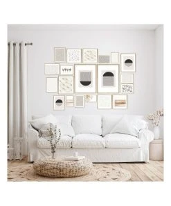 Cooper & Co Instant Gallery Wall 20 Piece Frame Set Oak -The Shine Nook Sales Store 811975870 3 1 720x928