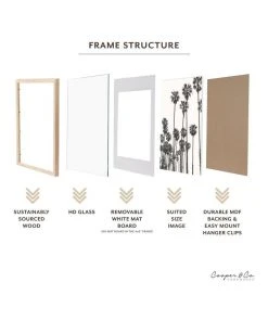 Cooper & Co Instant Gallery Wall 20 Piece Frame Set Oak -The Shine Nook Sales Store 811975870 5 1 720x928