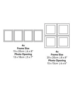 Generic Instant Gallery Wall 20 Piece Frame Set White -The Shine Nook Sales Store 811976050 5 720x928