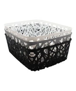 BOX SWEDEN 36.5cm Vin Storage Basket Holder Home Cleaning/Organiser Assorted 7 BOX SWEDEN 36.5cm Vin Storage Basket Holder Home Cleaning/Organiser Assorted -The Shine Nook Sales Store 814090420 4 720x928
