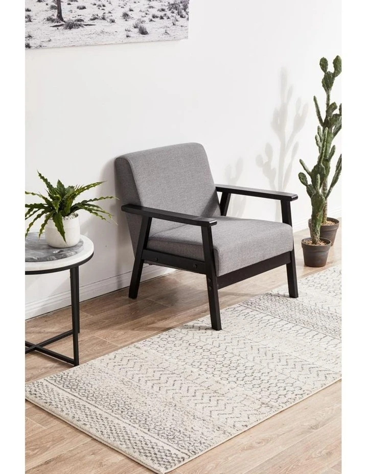 Rug Culture Chrome Harper Silver Runner Rug 3 Rug Culture Chrome Harper Silver Runner Rug - Image 3