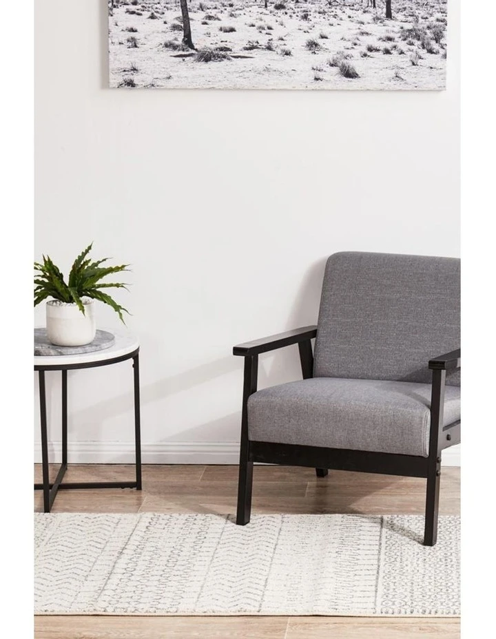 Rug Culture Chrome Harper Silver Runner Rug 4 Rug Culture Chrome Harper Silver Runner Rug - Image 4