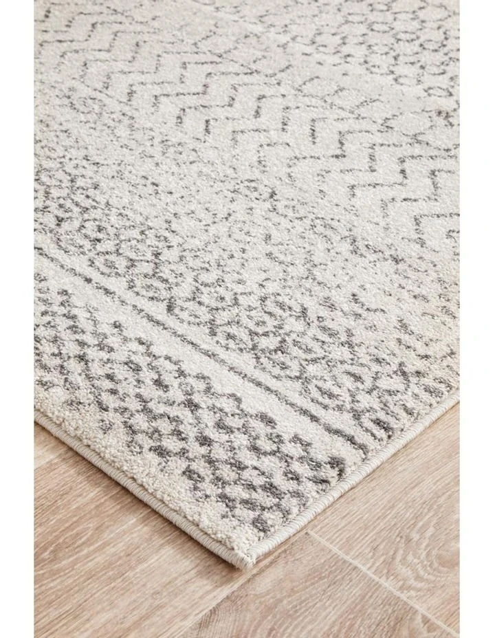 Rug Culture Chrome Harper Silver Runner Rug 5 Rug Culture Chrome Harper Silver Runner Rug - Image 5