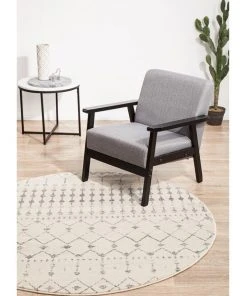 Rug Culture Chrome Elsa Silver Round Rug -The Shine Nook Sales Store 815152960 3 720x928