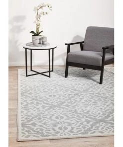 Rug Culture Chrome Lydia Silver Rug -The Shine Nook Sales Store 815153770 3 720x928